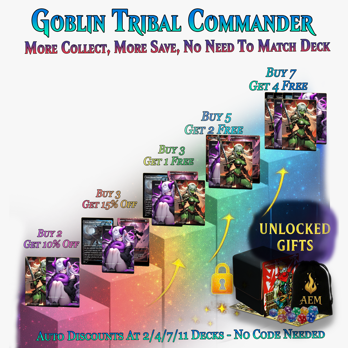 Goblin Tribal Commander Deck - 112+ Cards | ProxyTCG
