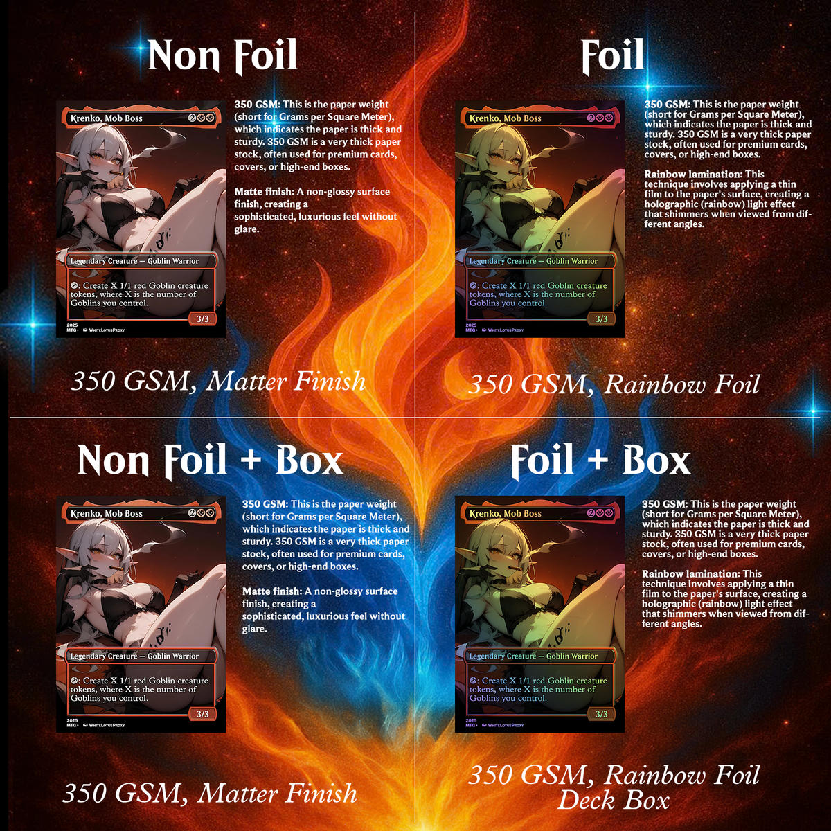 Goblin Tribal MTG Proxy Commander Deck - 112 Cards | ProxyTCG