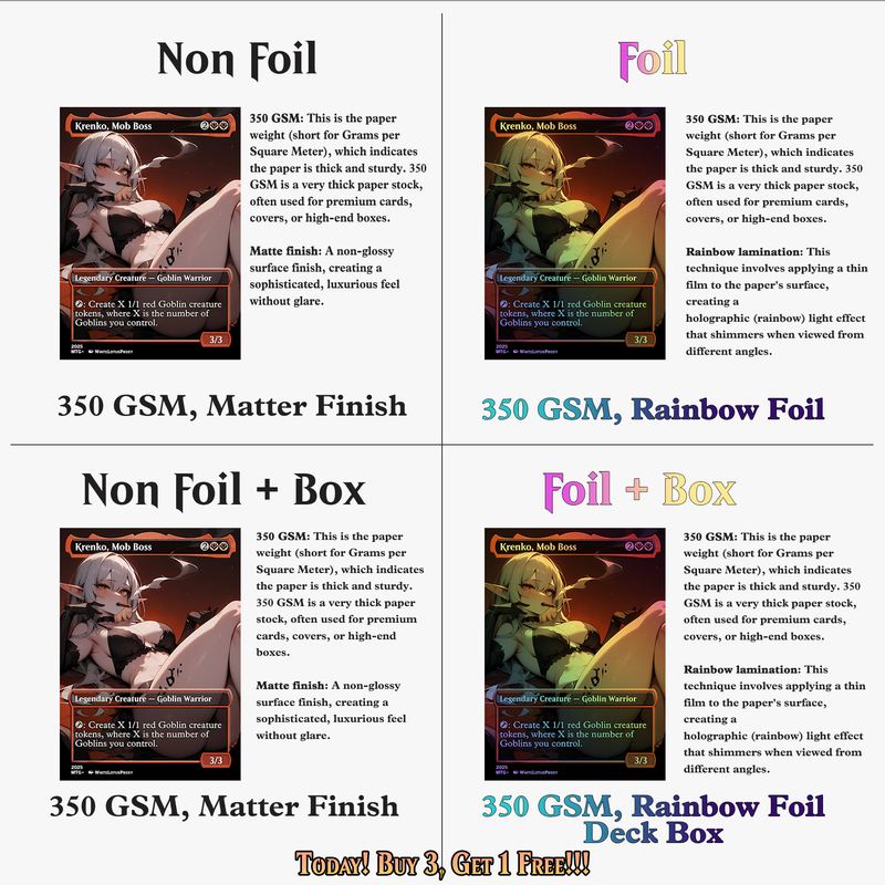Goblin Tribal Commander Deck - 112+ Cards | ProxyTCG