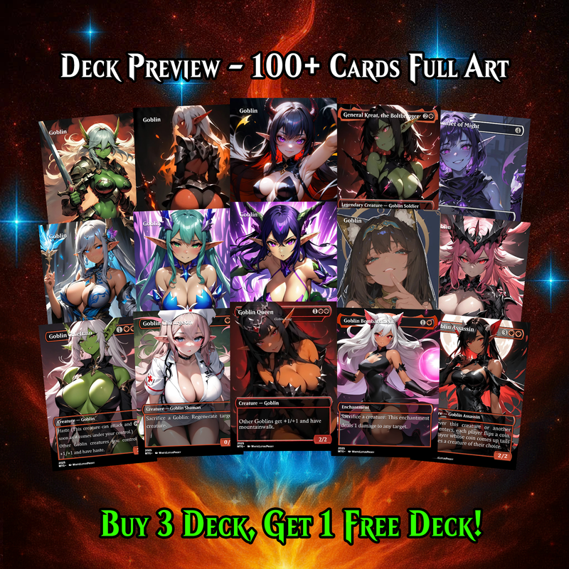 Goblin Tribal MTG Proxy Commander Deck - 112 Cards | ProxyTCG