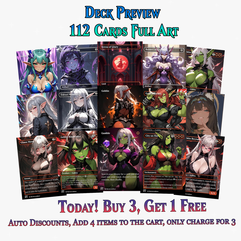Goblin Tribal Commander Deck - 112+ Cards | ProxyTCG