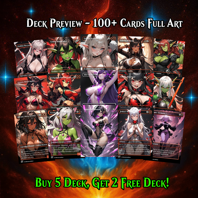 Goblin Tribal MTG Proxy Commander Deck - 112 Cards | ProxyTCG