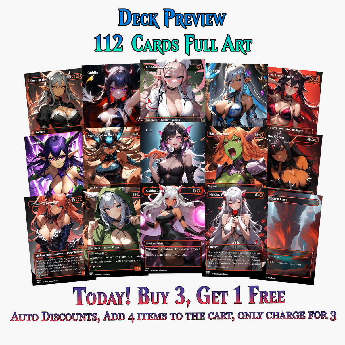 Goblin Tribal Commander Deck - 112+ Cards | ProxyTCG