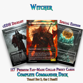 Witcher Themed Commander Deck - 117+ Cards | ProxyTCG