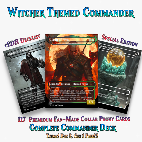 Witcher Themed Commander Deck - 117+ Cards | ProxyTCG