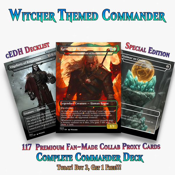 Witcher Themed Commander Deck - 117+ Cards | ProxyTCG