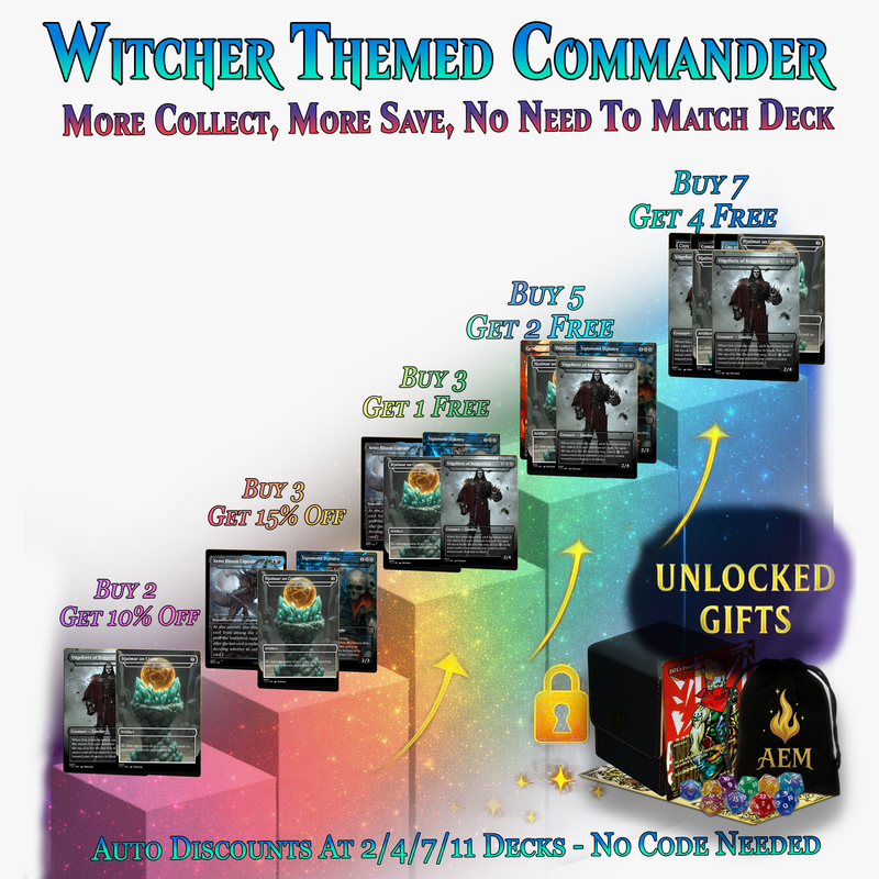 Witcher Themed Commander Deck - 117+ Cards | ProxyTCG