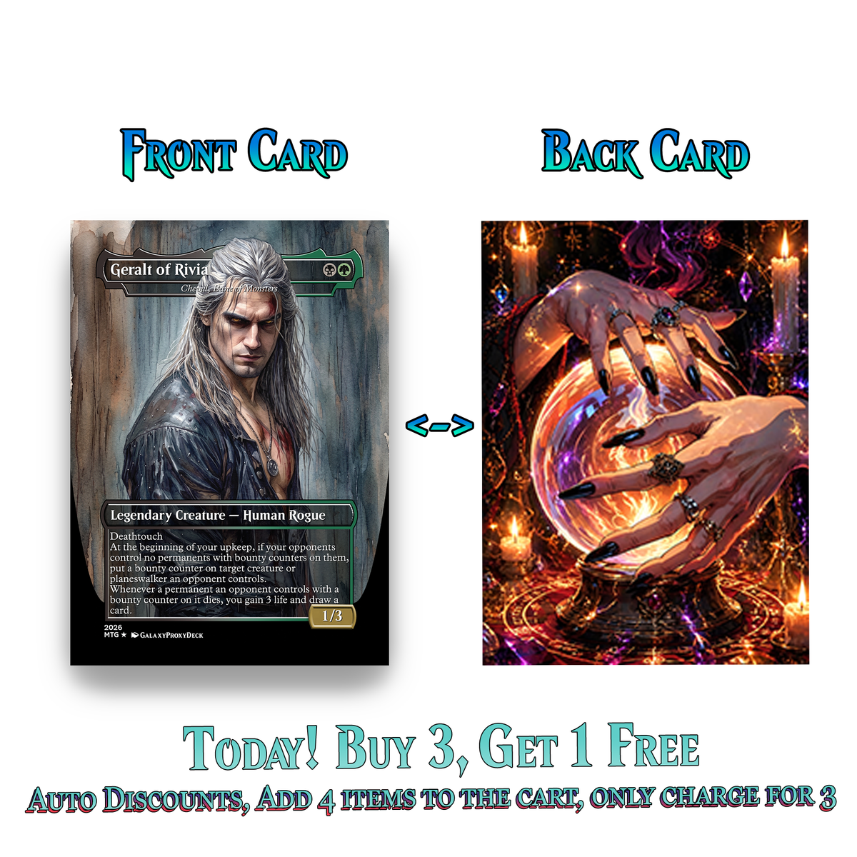 | New | Witcher Themed Commander Deck - 117+ Cards | ProxyTCG