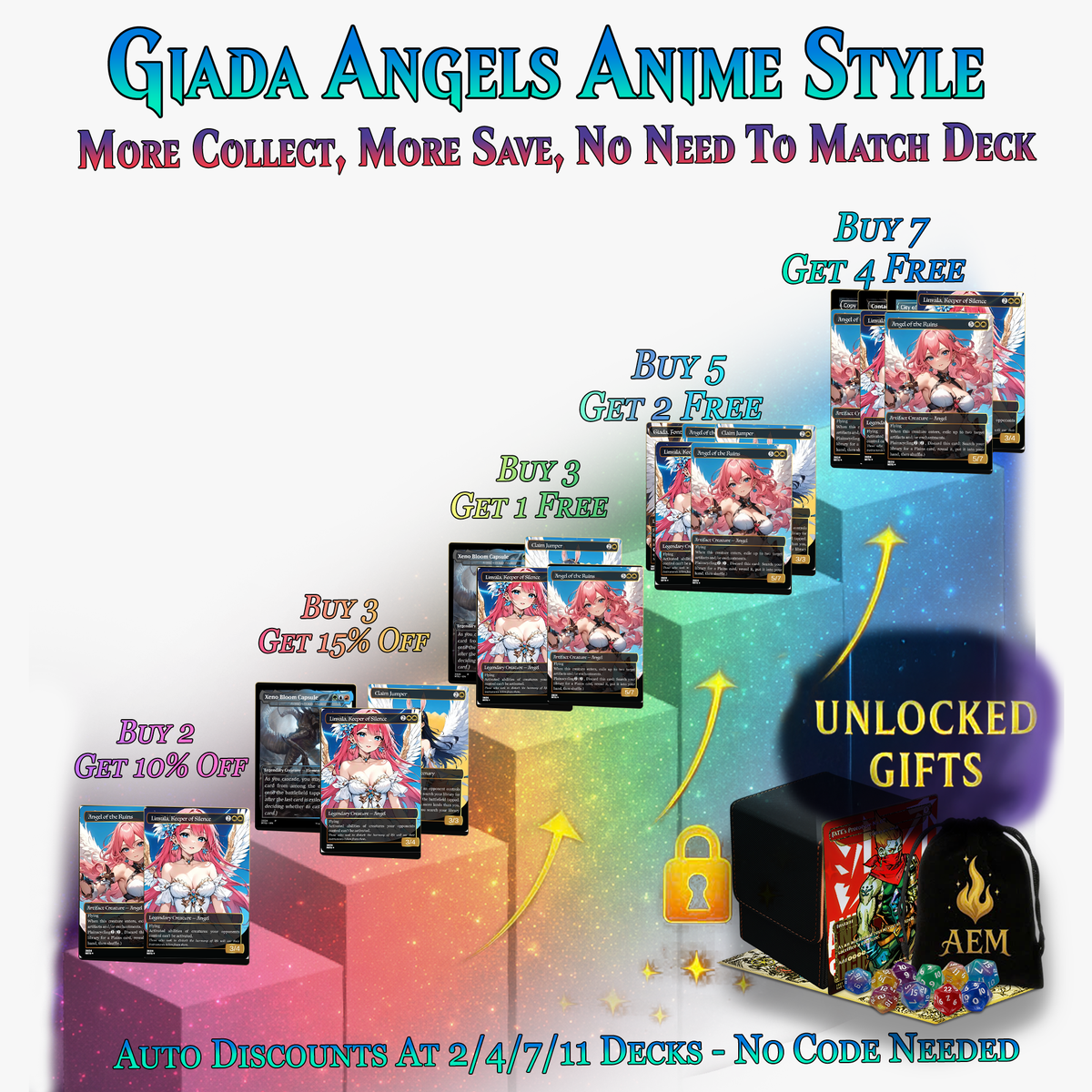 Giada Angels Commander Deck - 122+ Cards | ProxyTCG