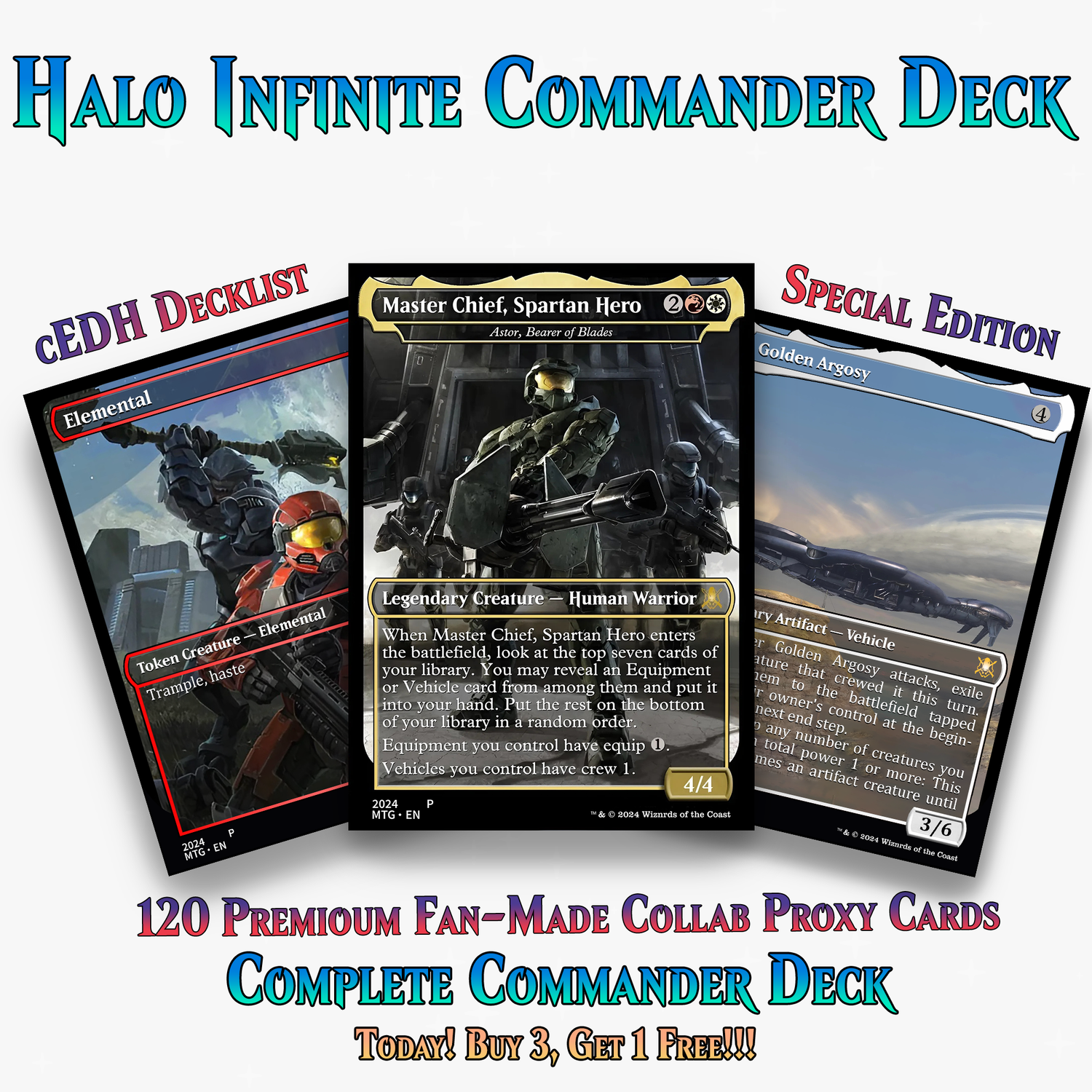 Halo Infinite Commander Deck - 120+ Cards | ProxyTCG