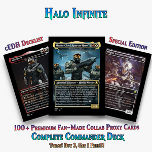 | New | Halo Infinite Commander Deck - 120+ Cards | ProxyTCG