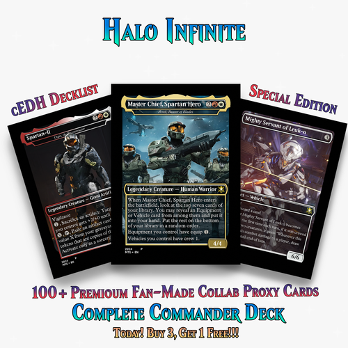 | New | Halo Infinite Commander Deck - 120+ Cards | ProxyTCG