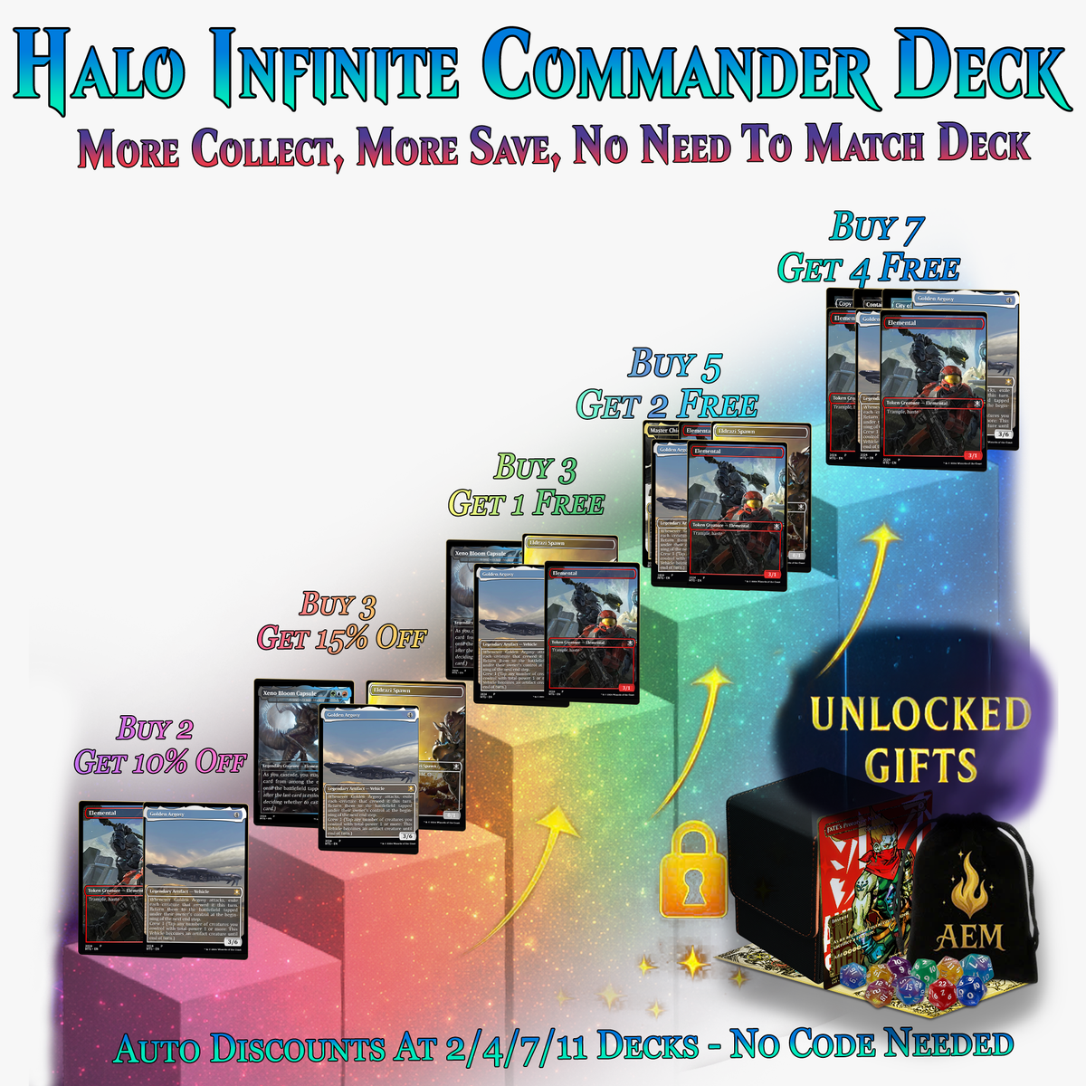 Halo Infinite Commander Deck - 120+ Cards | ProxyTCG