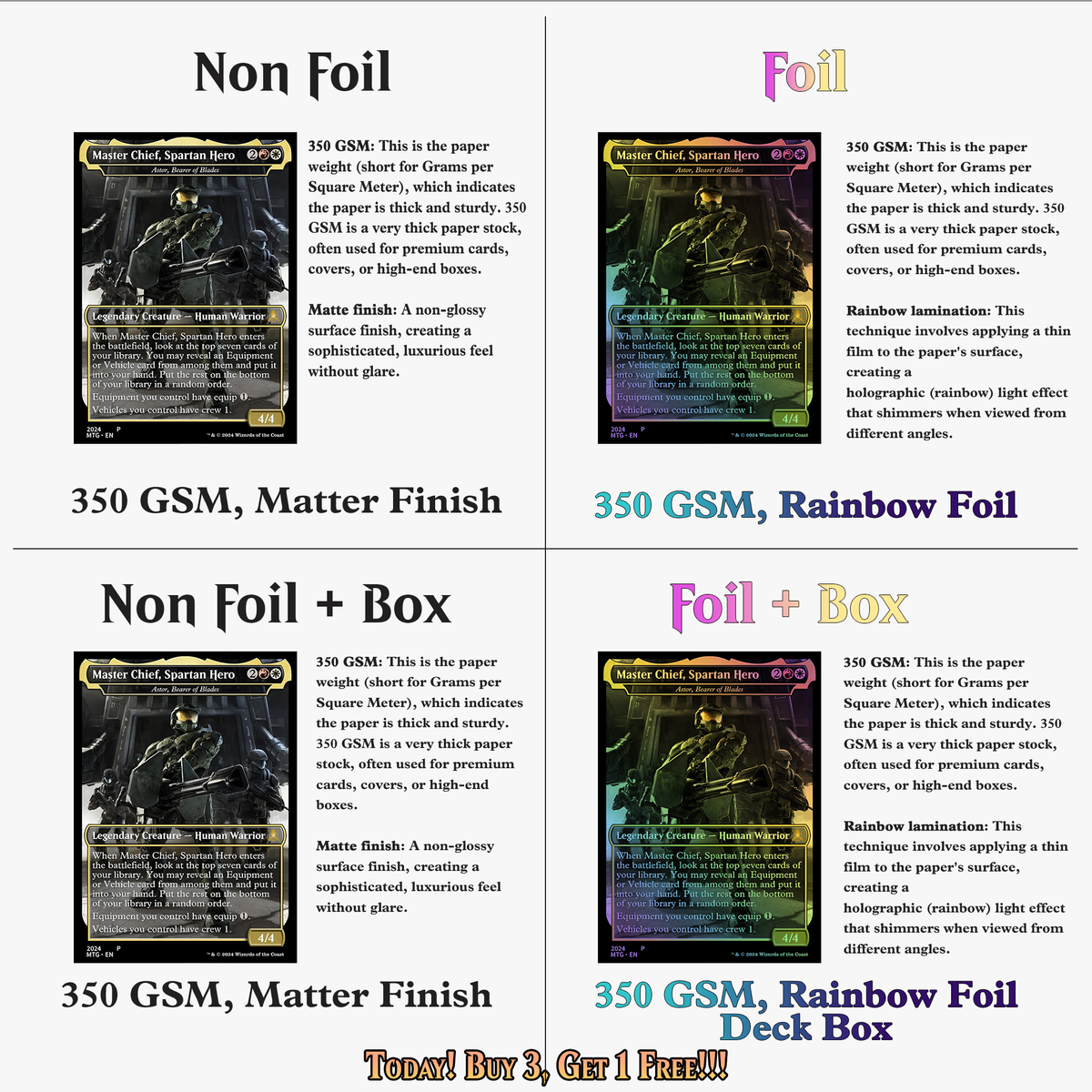 Halo Infinite Commander Deck - 120+ Cards | ProxyTCG