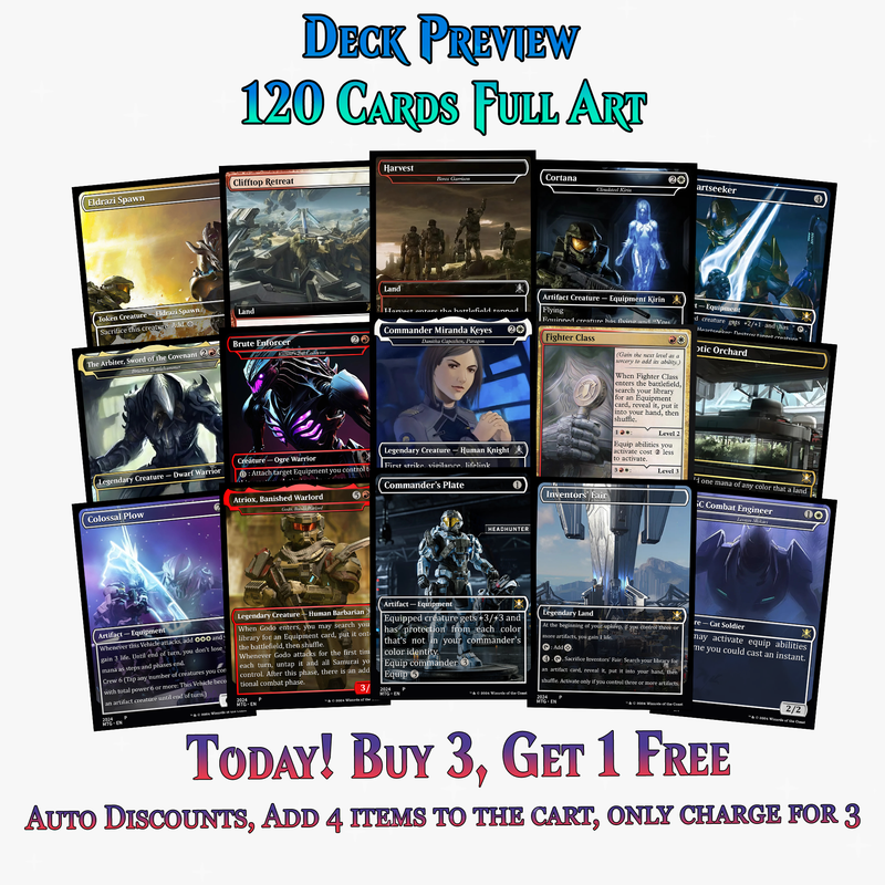 Halo Infinite Commander Deck - 120+ Cards | ProxyTCG