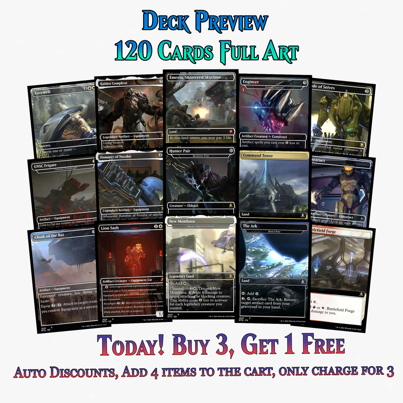 Halo Infinite Commander Deck - 120+ Cards | ProxyTCG