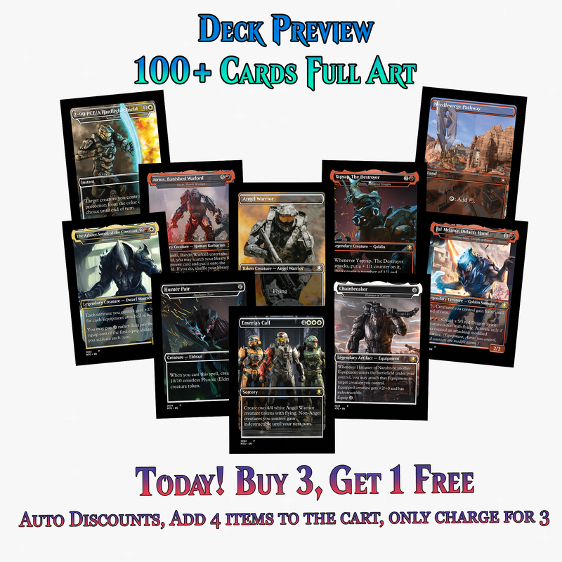| New | Halo Infinite Commander Deck - 120+ Cards | ProxyTCG