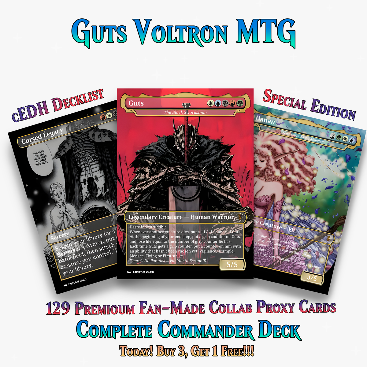 Guts Voltron Commander Deck | 129+ Cards | ProxyTCG