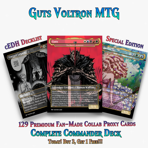 Guts Voltron Commander Deck | 129+ Cards | ProxyTCG
