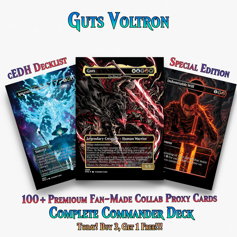 | New | Guts Voltron Commander Deck | 129+ Cards | ProxyTCG