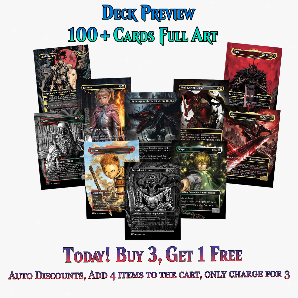 | New | Guts Voltron Commander Deck | 129+ Cards | ProxyTCG