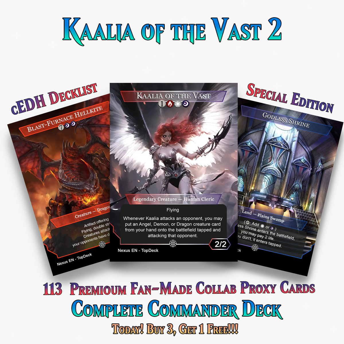 Kaalia of the Vast 2 Commander Deck | 113+ Cards | ProxyTCG