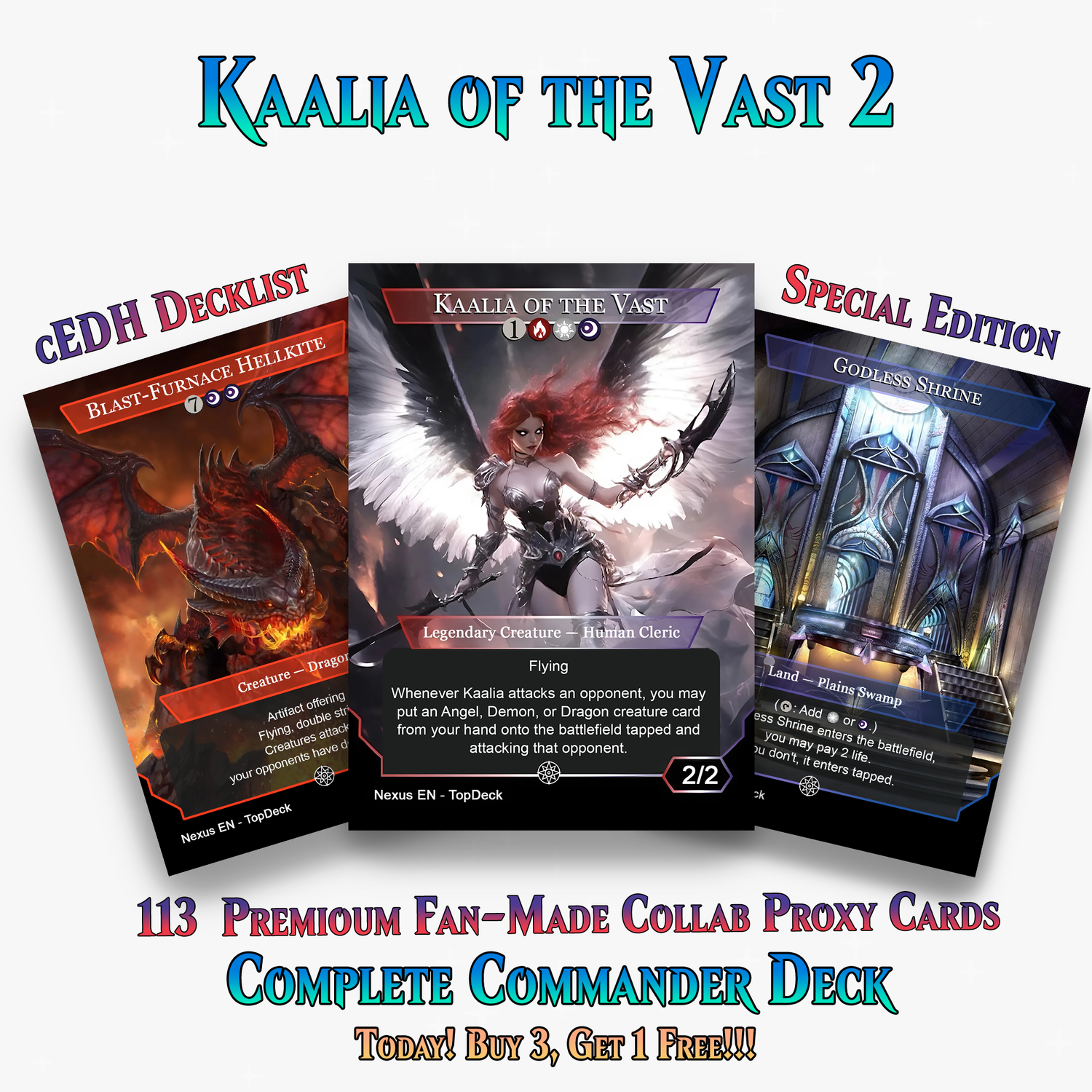 Kaalia of the Vast 2 Commander Deck | 113+ Cards | ProxyTCG