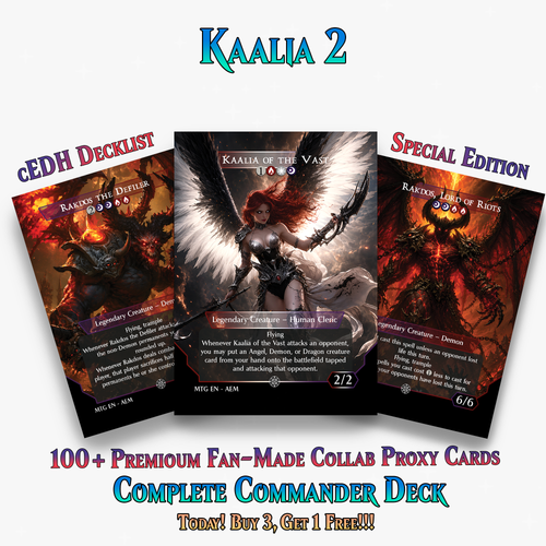 | New | Kaalia of the Vast 2 Commander Deck | 113+ Cards | ProxyTCG