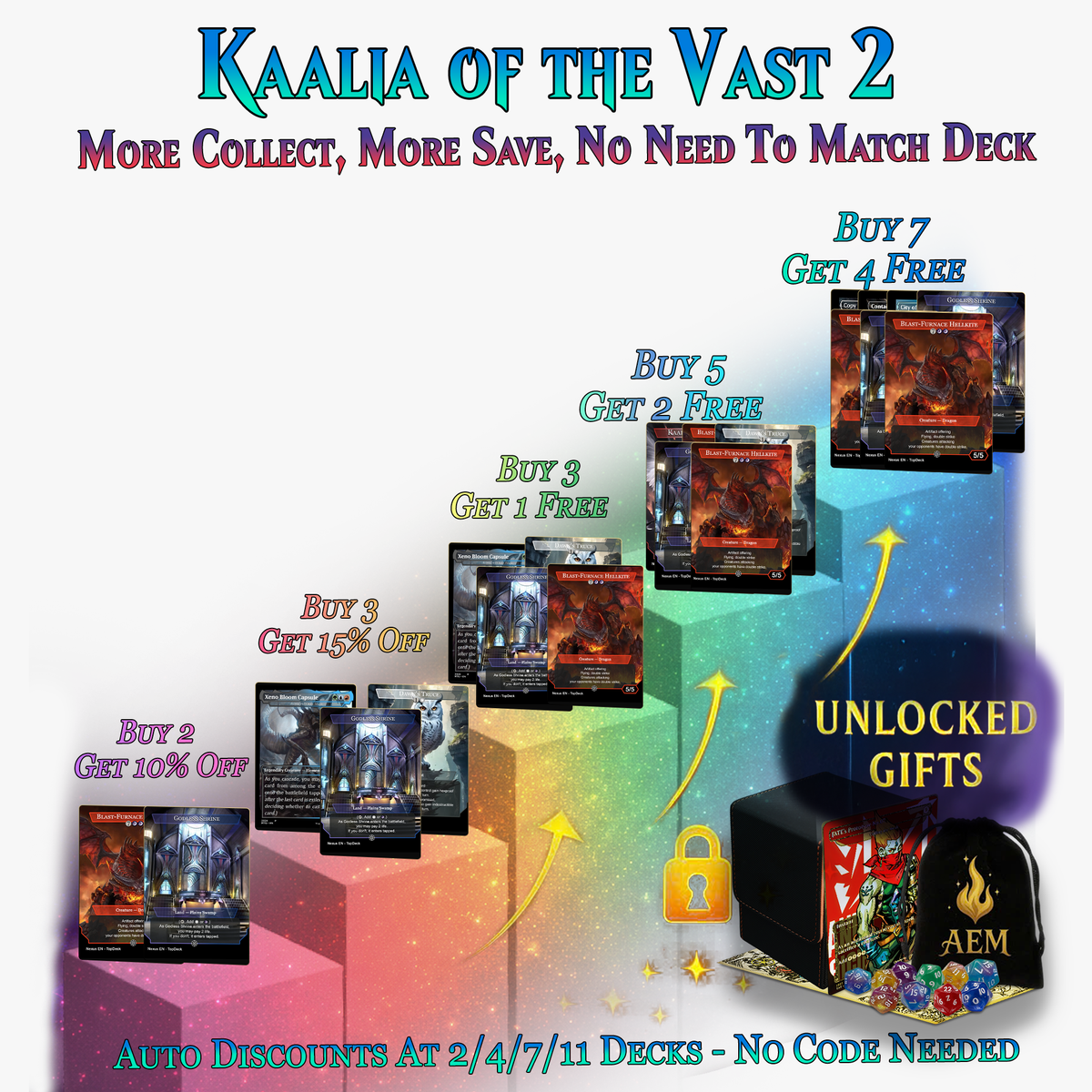 Kaalia of the Vast 2 Commander Deck | 113+ Cards | ProxyTCG