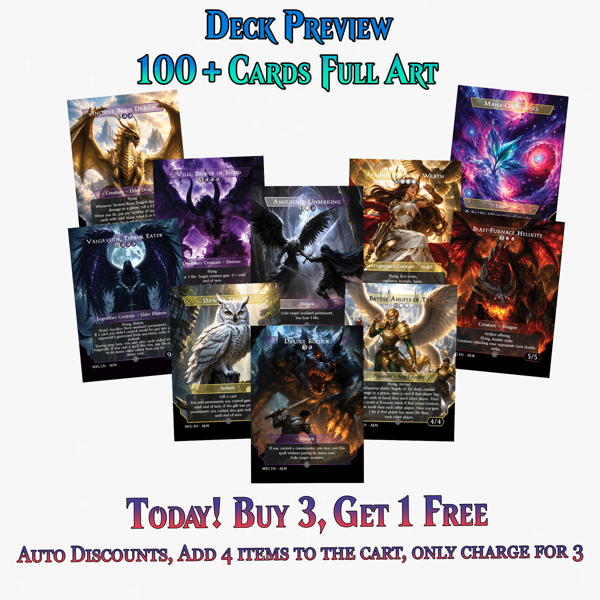 | New | Kaalia of the Vast 2 Commander Deck | 113+ Cards | ProxyTCG