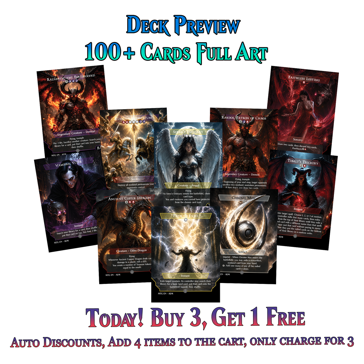| New | Kaalia of the Vast 2 Commander Deck | 113+ Cards | ProxyTCG