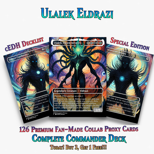 Eldrazi Proxy Deck – Ulalek Abstract MTG Commander | 126+ Cards | ProxyTCG