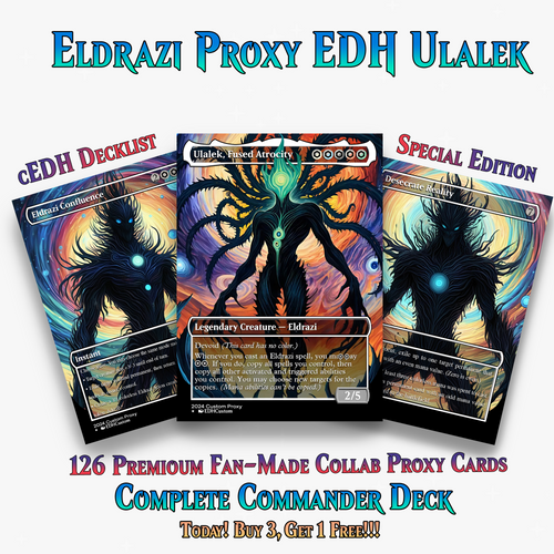 Eldrazi Proxy Deck – Ulalek Abstract MTG Commander | 126+ Cards | ProxyTCG