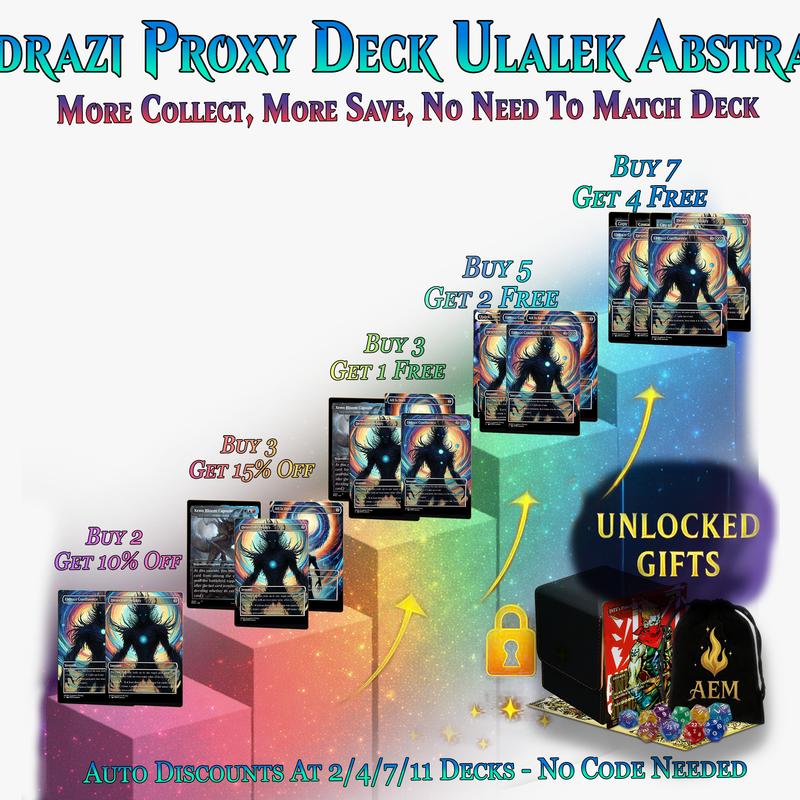 Eldrazi Proxy Deck – Ulalek Abstract MTG Commander | 126+ Cards | ProxyTCG