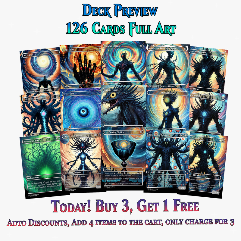 Eldrazi Proxy Deck – Ulalek Abstract MTG Commander | 126+ Cards | ProxyTCG