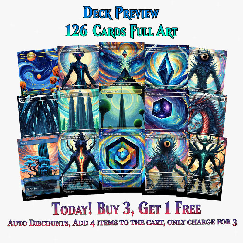 Eldrazi Proxy Deck – Ulalek Abstract MTG Commander | 126+ Cards | ProxyTCG