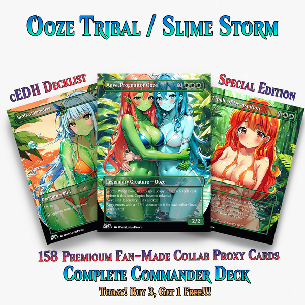 Ooze Tribal Slime Storm Commander Deck | 154+ Cards | ProxyTCG