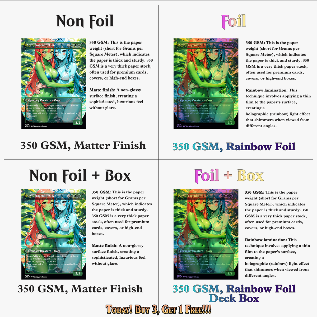 Ooze Tribal Slime Storm Commander Deck | 154+ Cards | ProxyTCG