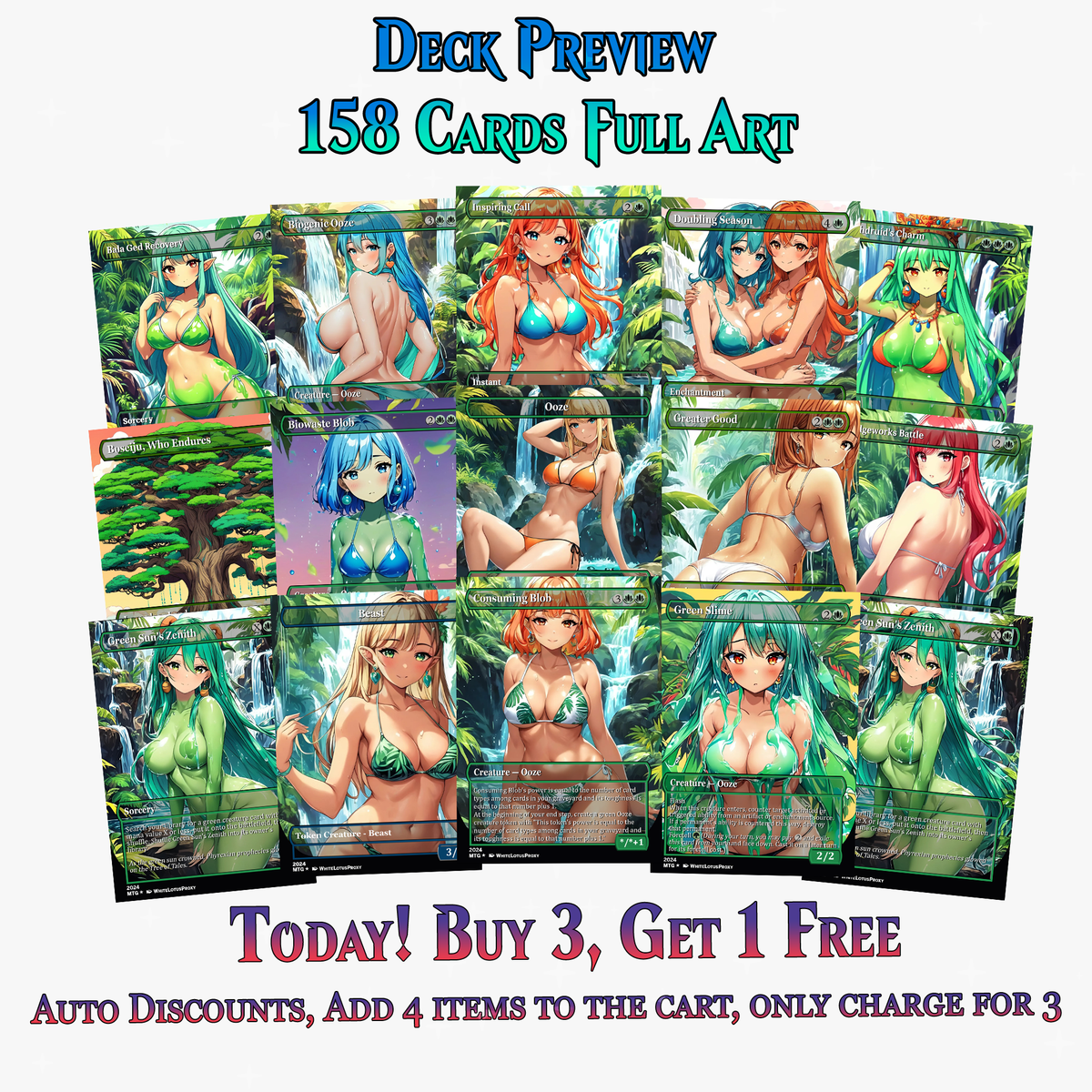 Ooze Tribal Slime Storm Commander Deck | 154+ Cards | ProxyTCG