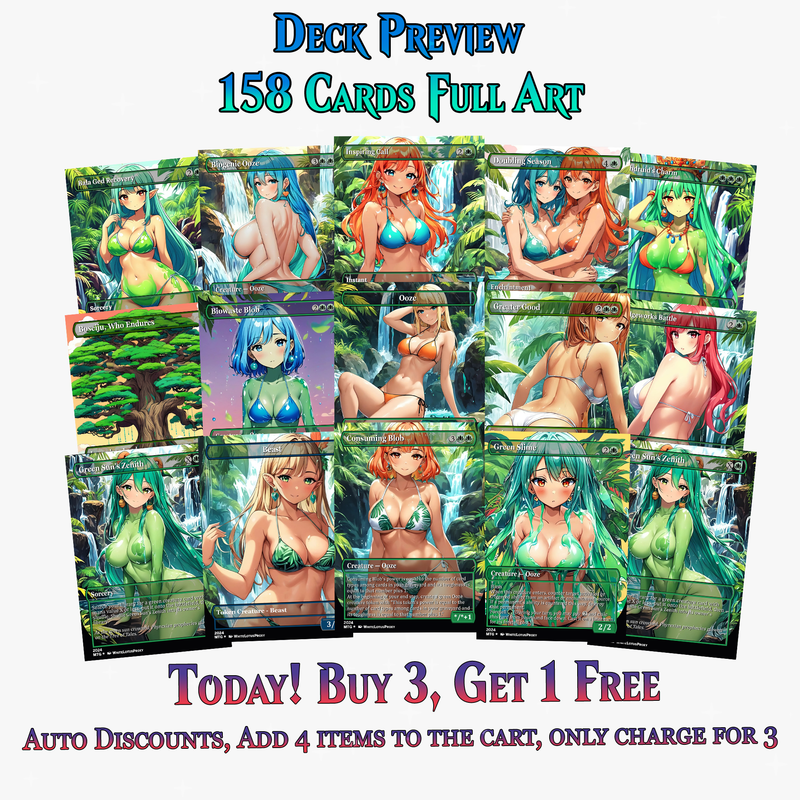 Ooze Tribal Slime Storm Commander Deck | 154+ Cards | ProxyTCG