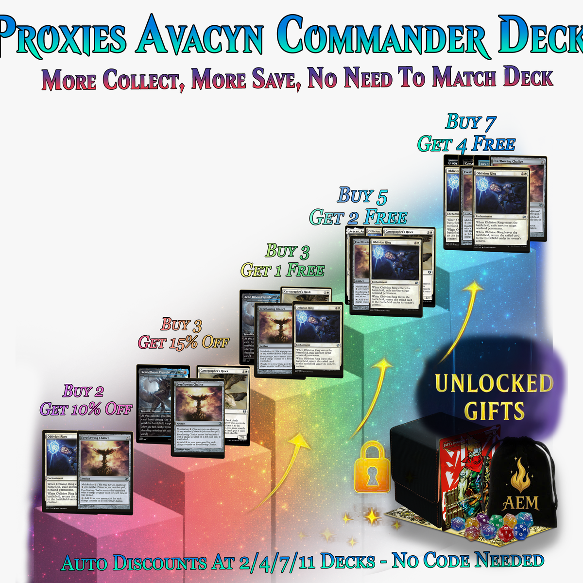 Avacyn Themed Commander Deck | 104+ Cards | ProxyTCG