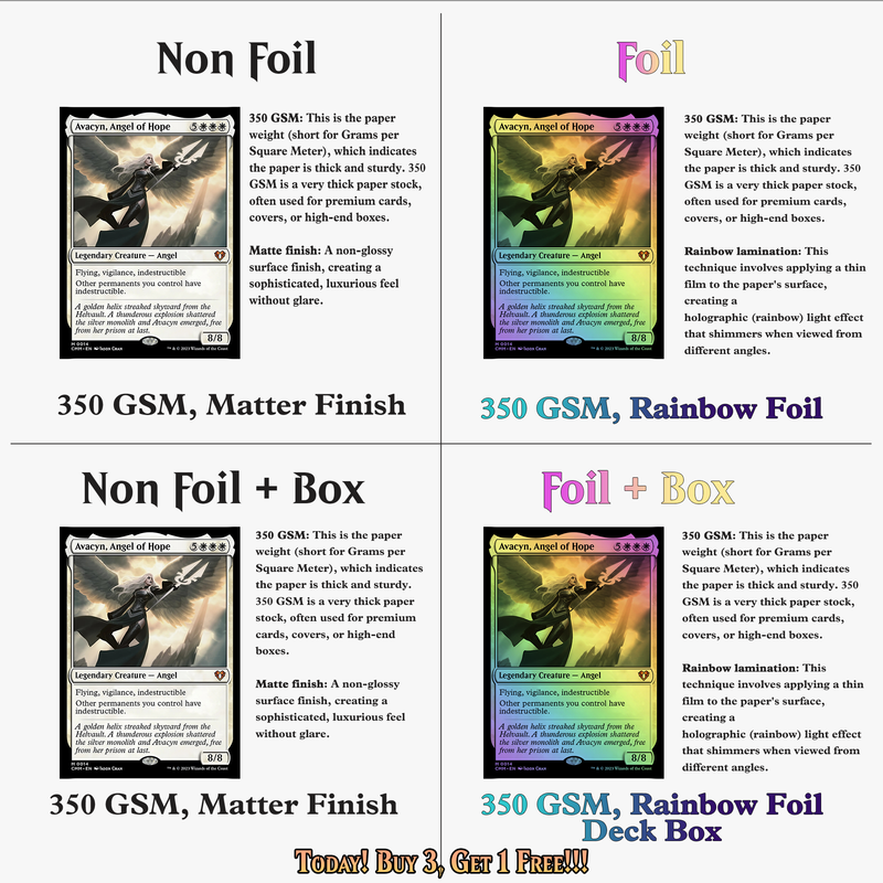 Avacyn Themed Commander Deck | 104+ Cards | ProxyTCG