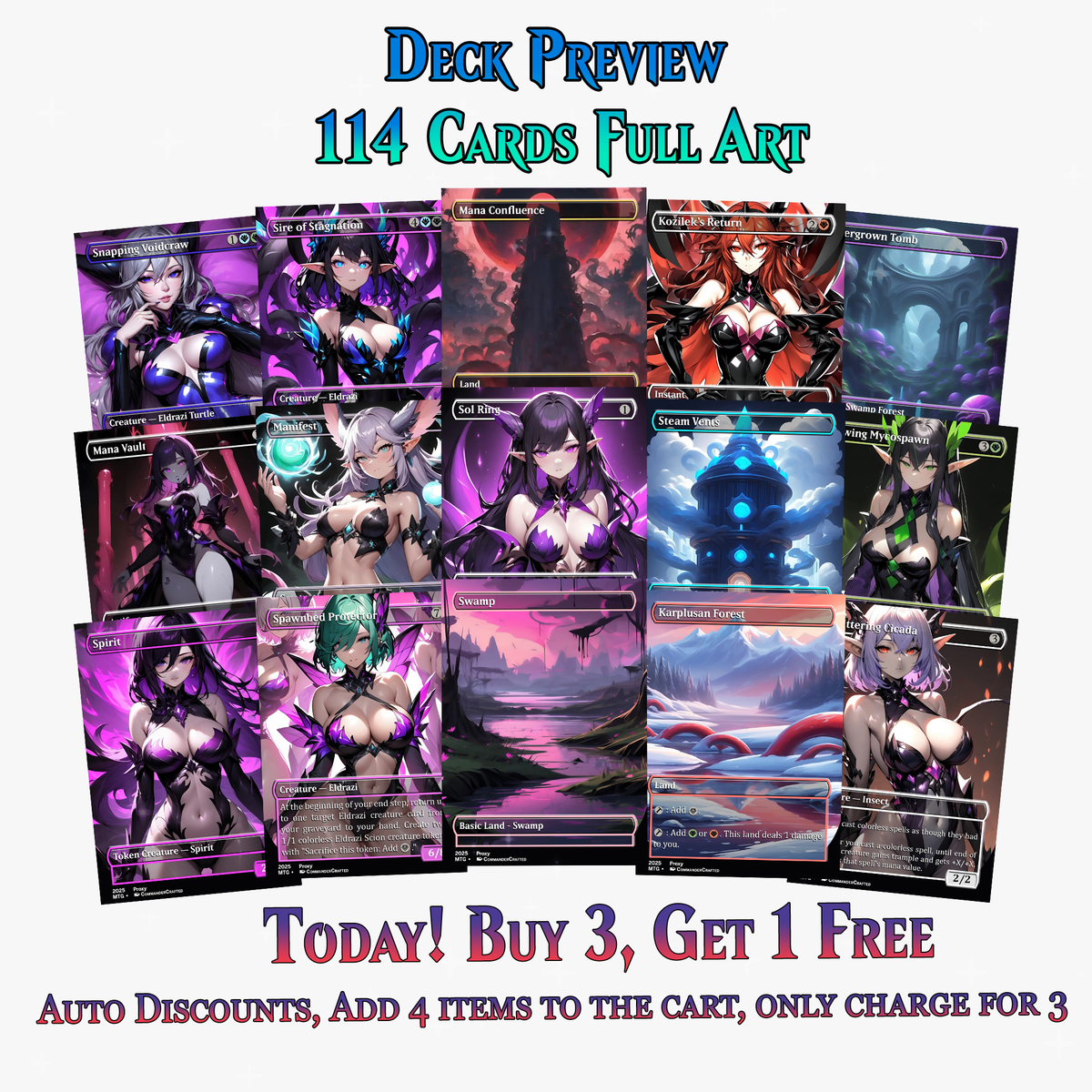 Eldrazi Tribal Commander Deck | 114+ Cards | ProxyTCG