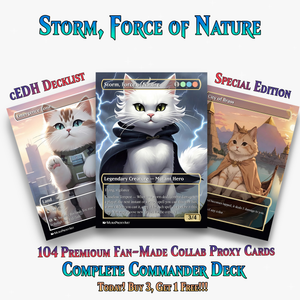 Storm, Force of Nature Commander Deck | 104+ Cards | ProxyTCG