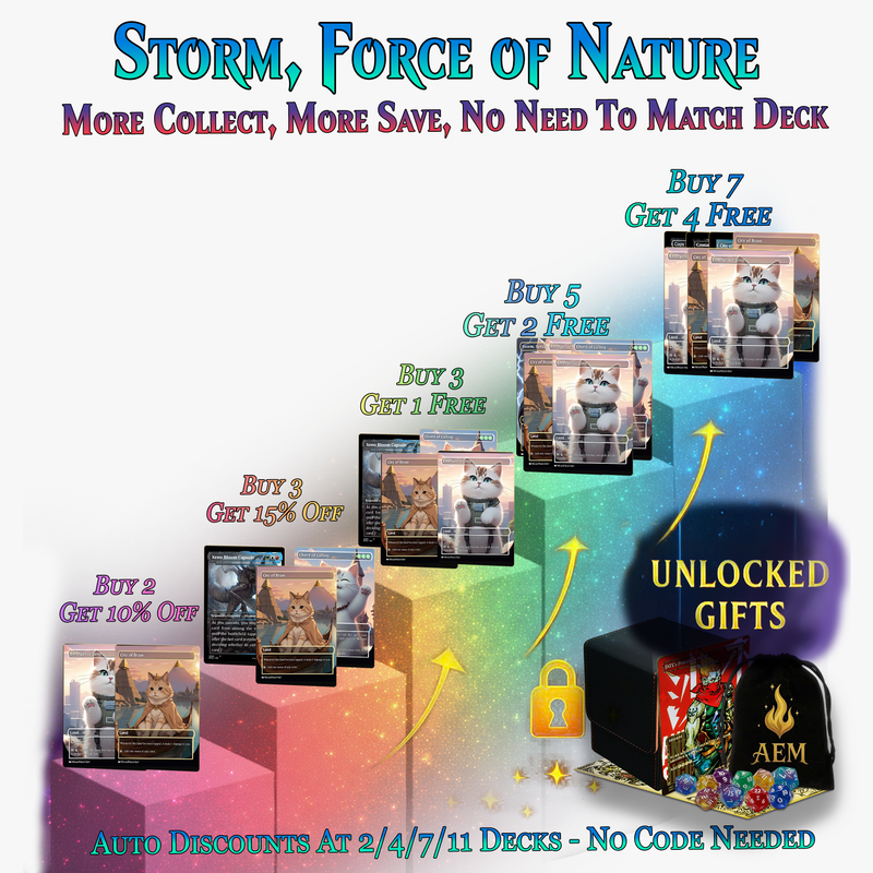 Storm, Force of Nature Commander Deck | 104+ Cards | ProxyTCG