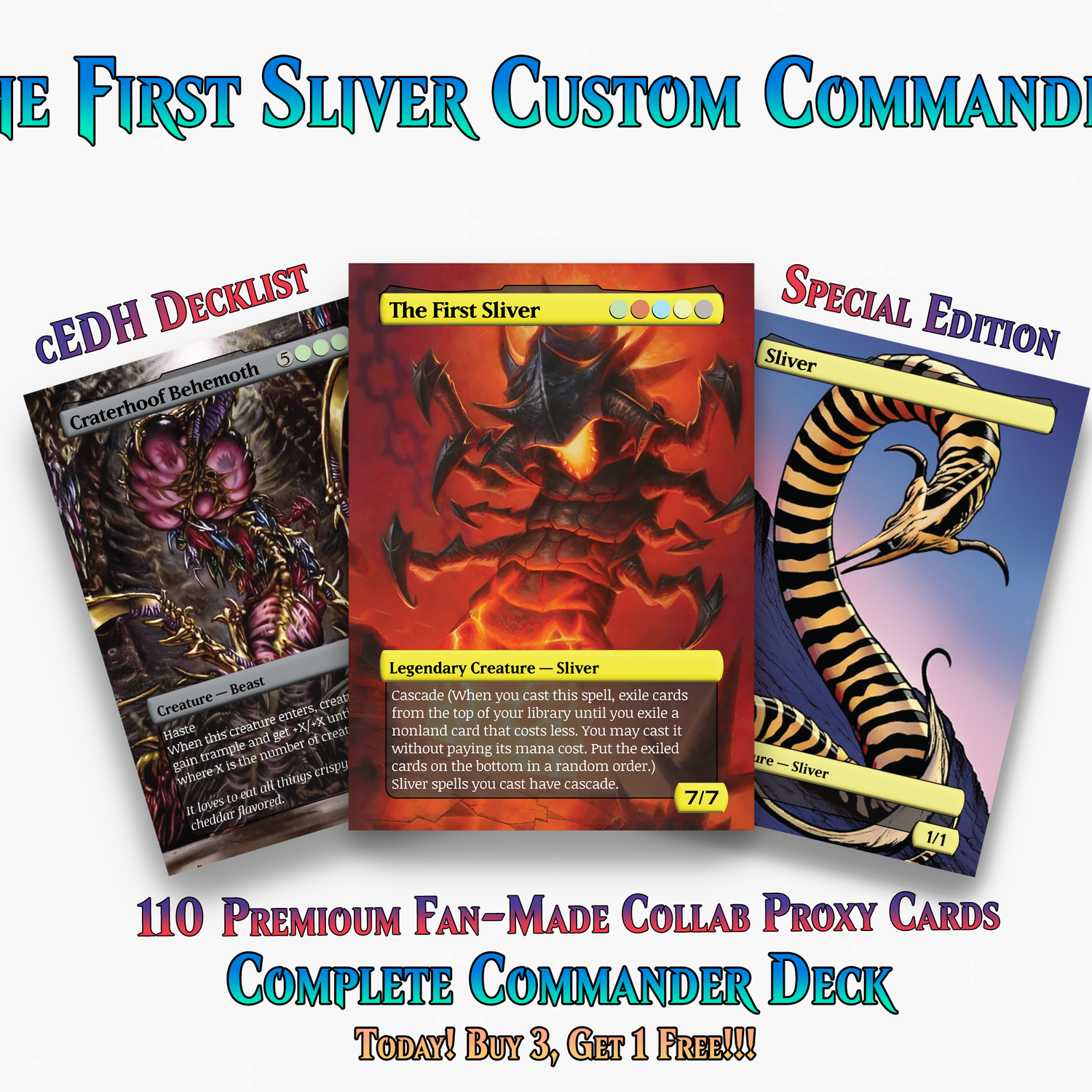 The First Sliver Custom Commander Deck | 115+ Cards | ProxyTCG