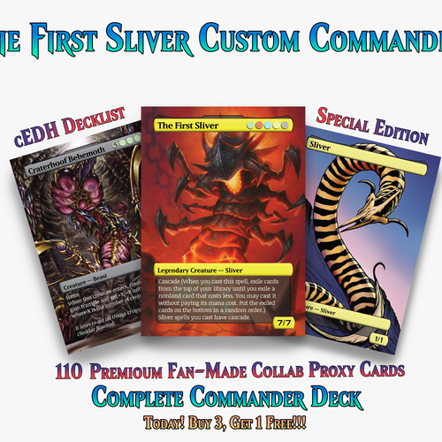 The First Sliver Custom Commander Deck | 115+ Cards | ProxyTCG