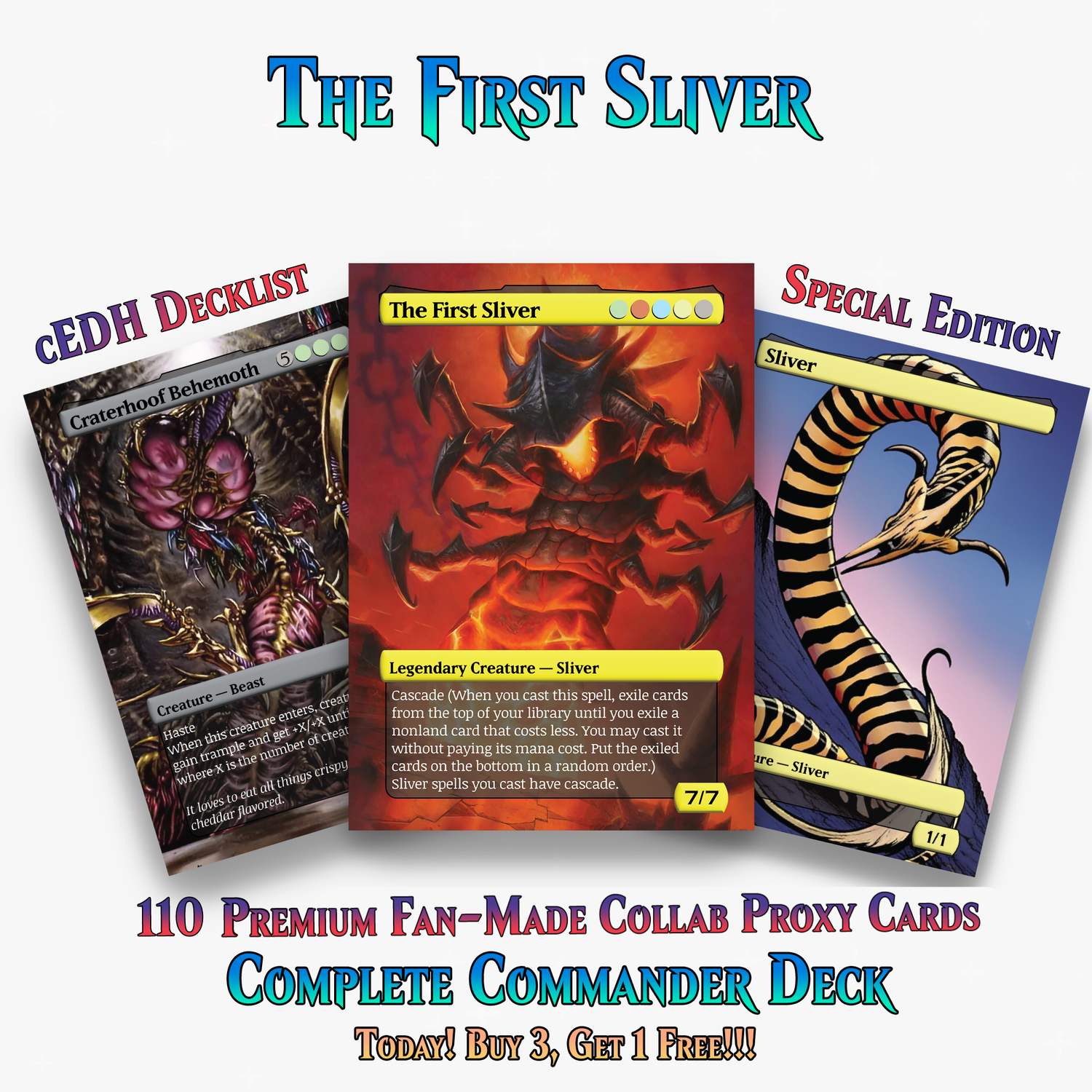 The First Sliver Custom Commander Deck | 115+ Cards | ProxyTCG
