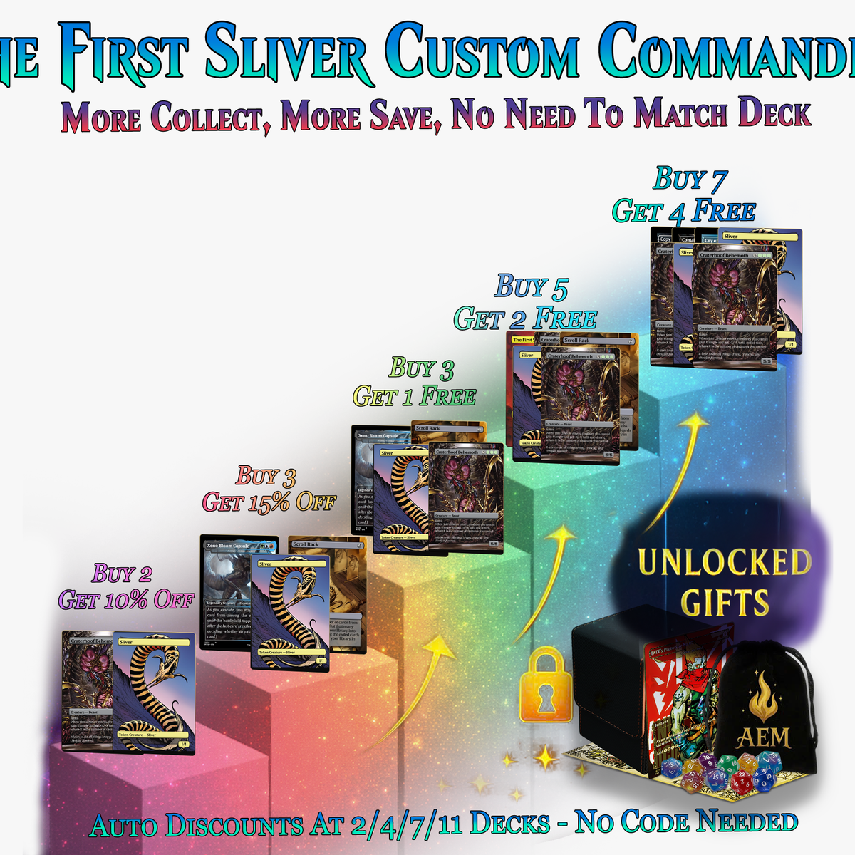 The First Sliver Custom Commander Deck | 115+ Cards | ProxyTCG