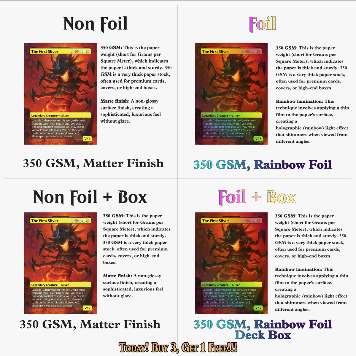 The First Sliver Custom Commander Deck | 115+ Cards | ProxyTCG